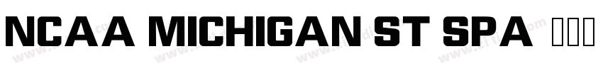 NCAA Michigan St Spa字体转换